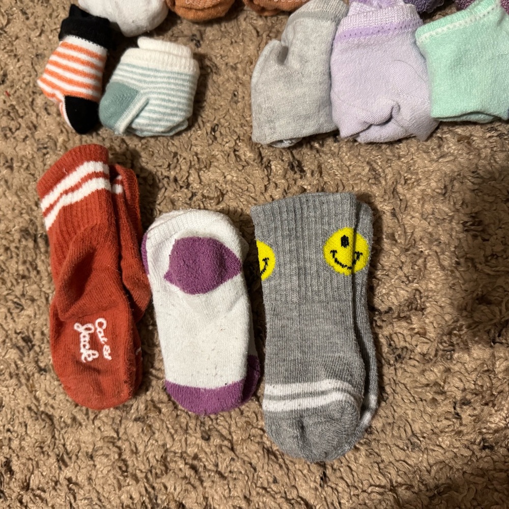 Assorted Colorful Kids Socks - Picture 2 of 2